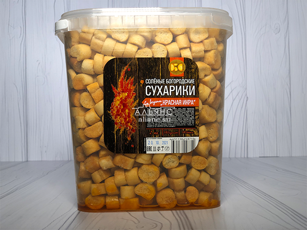 Сухарики с красной икрой в Новокуйбышевске
