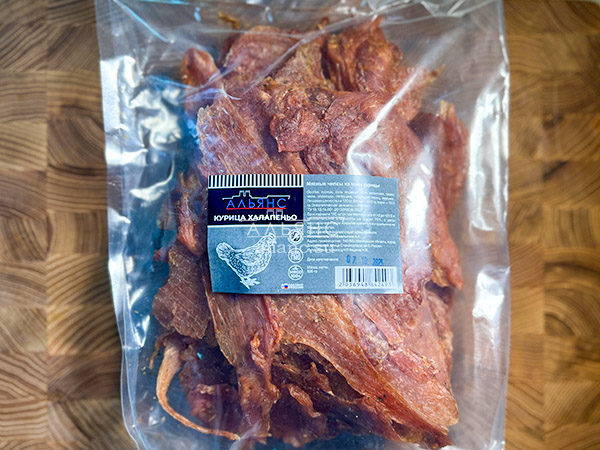 Мясо (АЛЬЯНС) вяленое курица 500гр "С халапеньо" в Новокуйбышевске