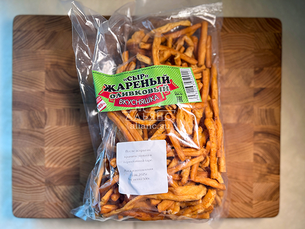 Жареный сыр "ВКУСНЯШКА" (Оливковый) 500гр. в Новокуйбышевске