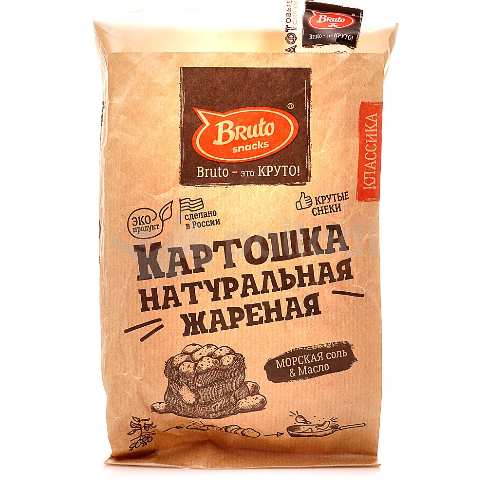 Картофель «Бруто» с солью 70 гр. в Новокуйбышевске