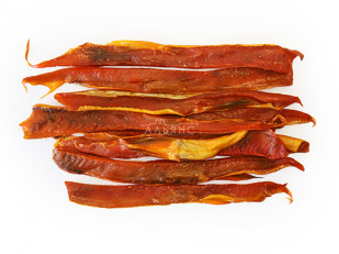 Кальмар щупальца (мелкие) холодного копчения: Горбуша теша (брюшки) холодного копчения